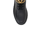 Bottes - Valentino Garavani Vlogo Ankle  - Black