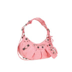 Balenciaga Cagole Leather Bag - Pink - Femme