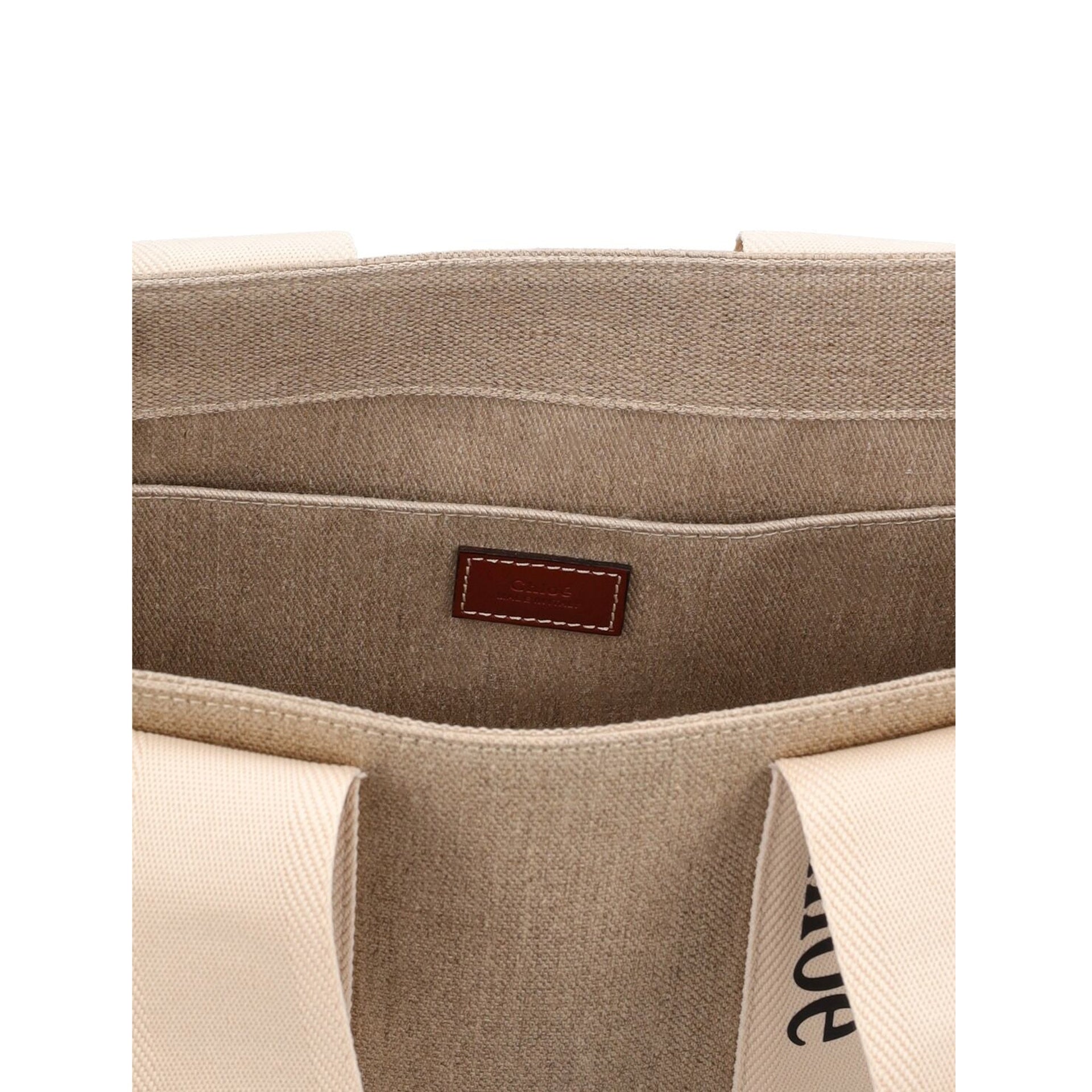 Chloe - Woody Medium Tote Bag - Beige