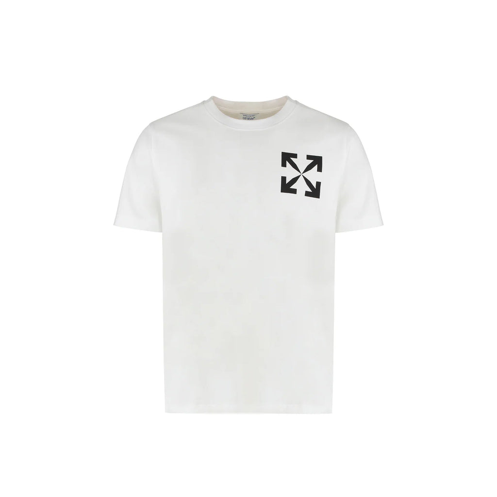 T-Shirt Off-White Logo - White - Homme