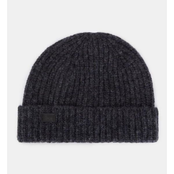Bonnet En Laine - Anthracite - Femme