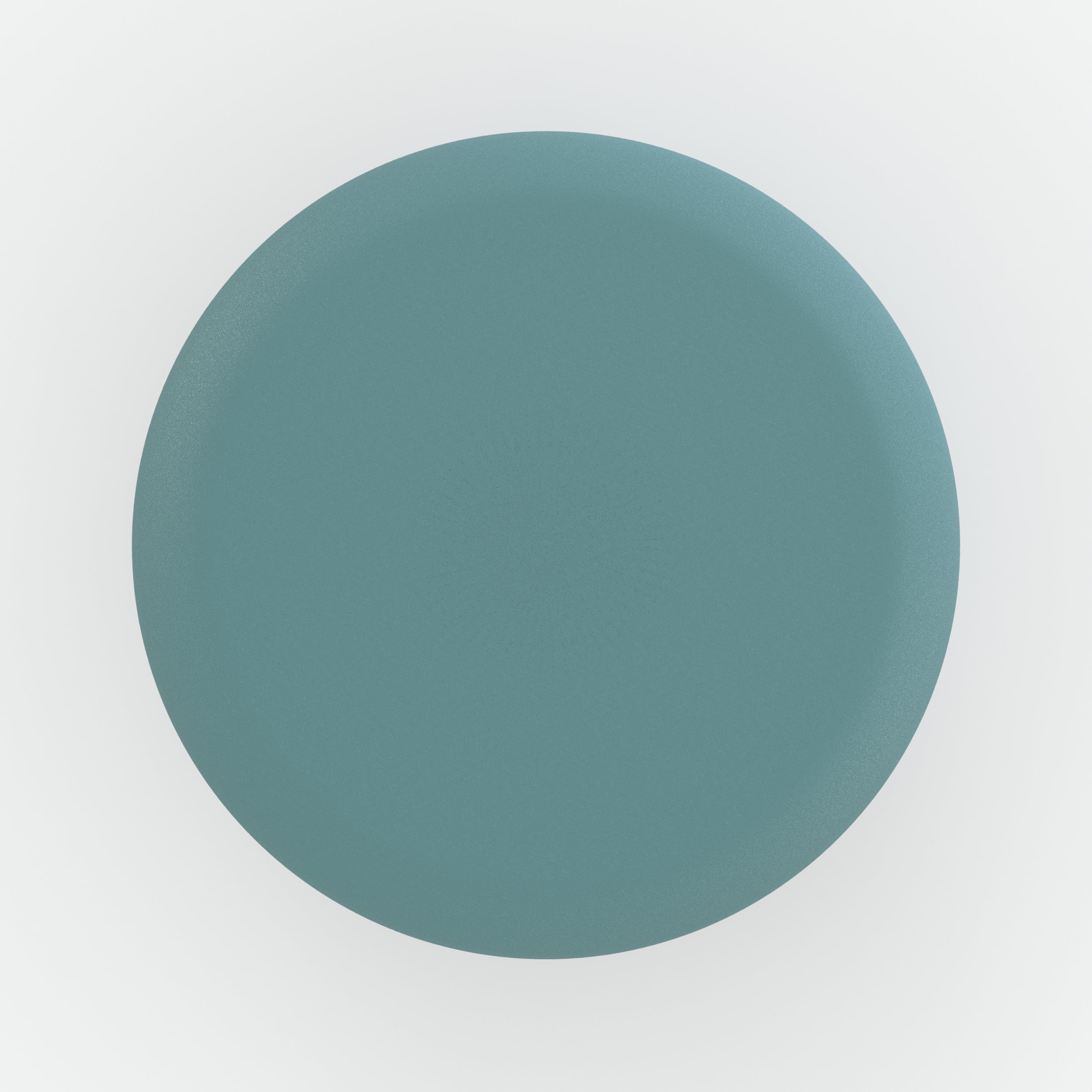 aglae table d appoint ronde en metal bleu