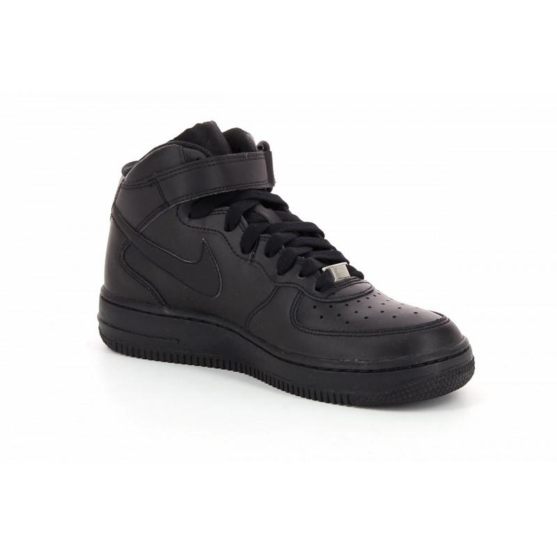 Air Force 1 Mid Gs - Junior - Noir - Nike2 - The Bradery