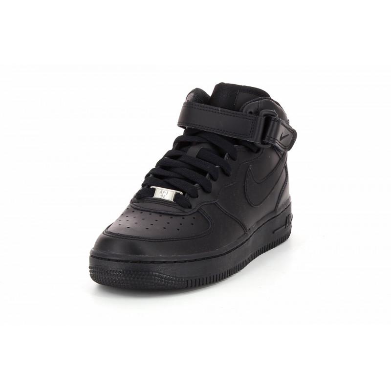 Air Force 1 Mid Gs - Junior - Noir - Nike2 - The Bradery