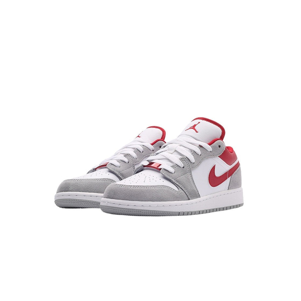 Air Jordan 1 Low Se Light Smoke Grey Gym Red