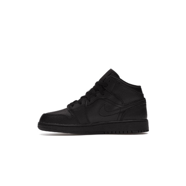 Air Jordan 1 Mid Gs - Junior - Noir - Nike2 - The Bradery