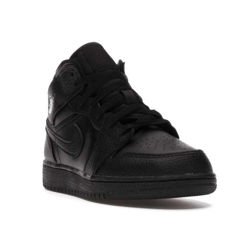 Air Jordan 1 Mid Gs - Junior - Noir - Nike2 - The Bradery