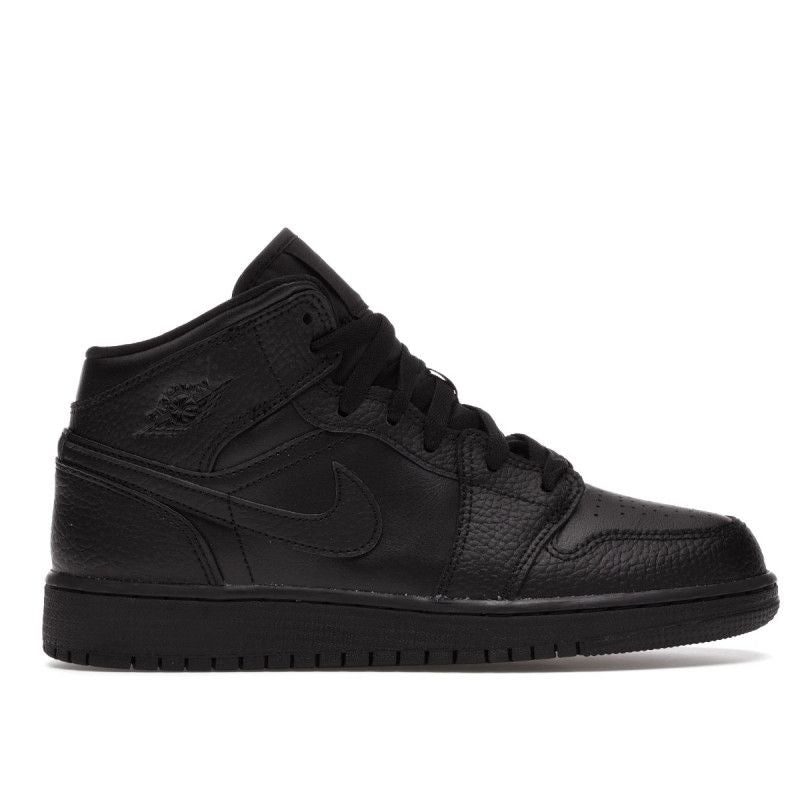 Air Jordan 1 Mid Gs - Junior - Noir - Nike2 - The Bradery