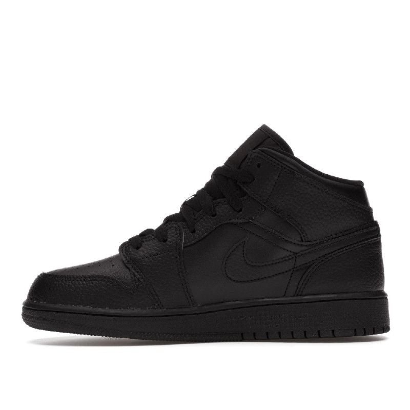 Air Jordan 1 Mid Gs - Junior - Noir - Nike2 - The Bradery
