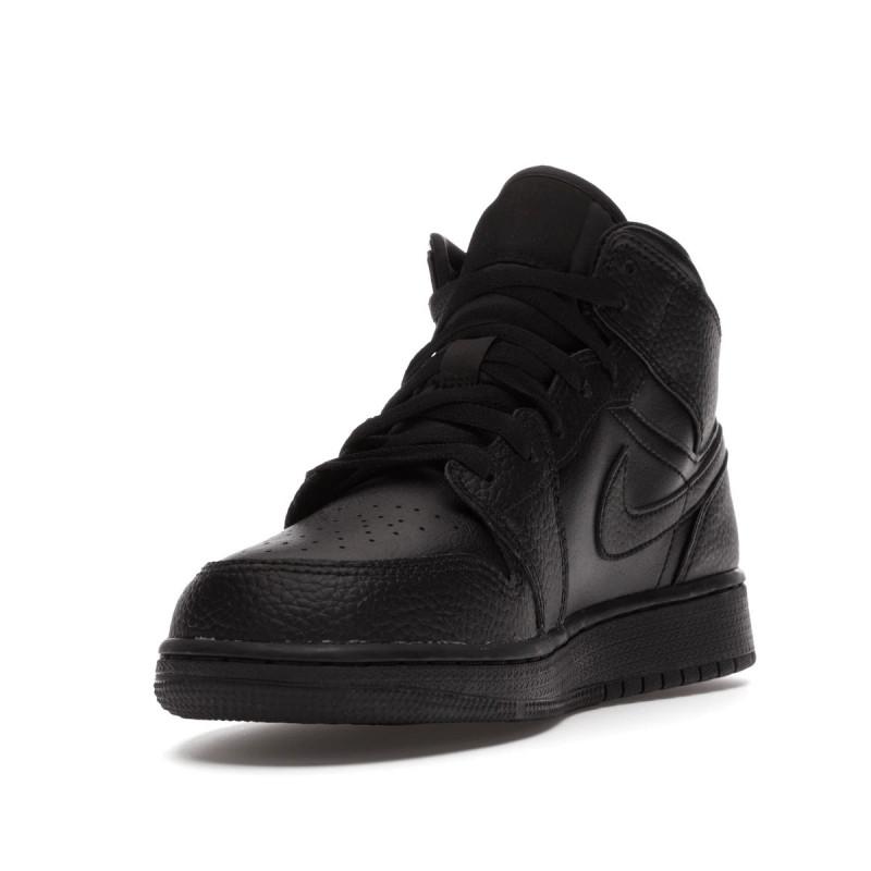 Air Jordan 1 Mid Gs - Junior - Noir - Nike2 - The Bradery