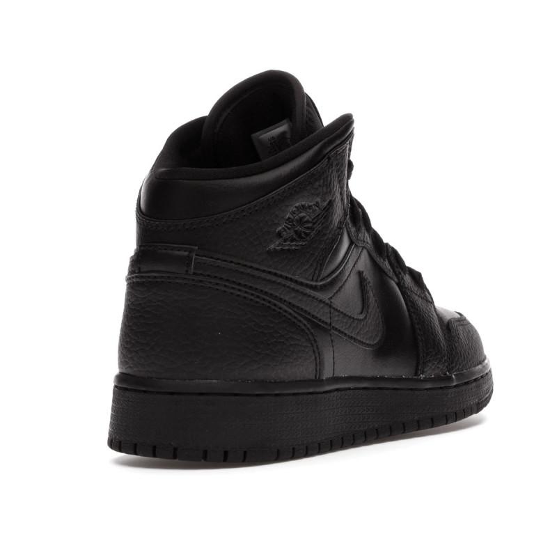 Air Jordan 1 Mid Gs - Junior - Noir - Nike2 - The Bradery