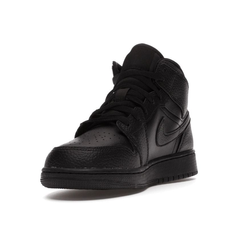 Air Jordan 1 Mid Gs - Junior - Noir - Nike2 - The Bradery
