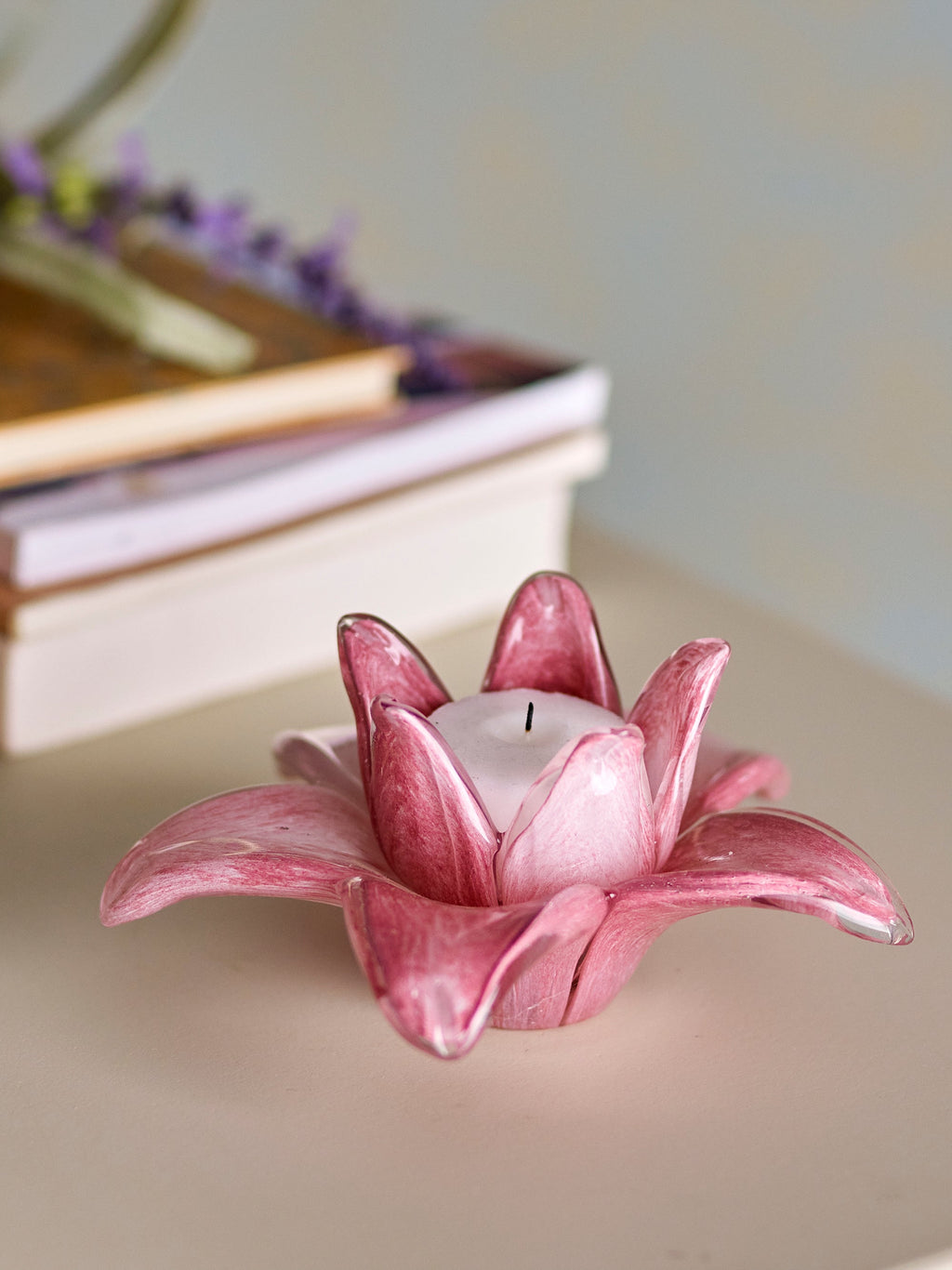 Wren - Objet Déco - Rose Poudré - Verre