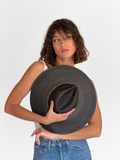 Chapeau Paille Alma - Black