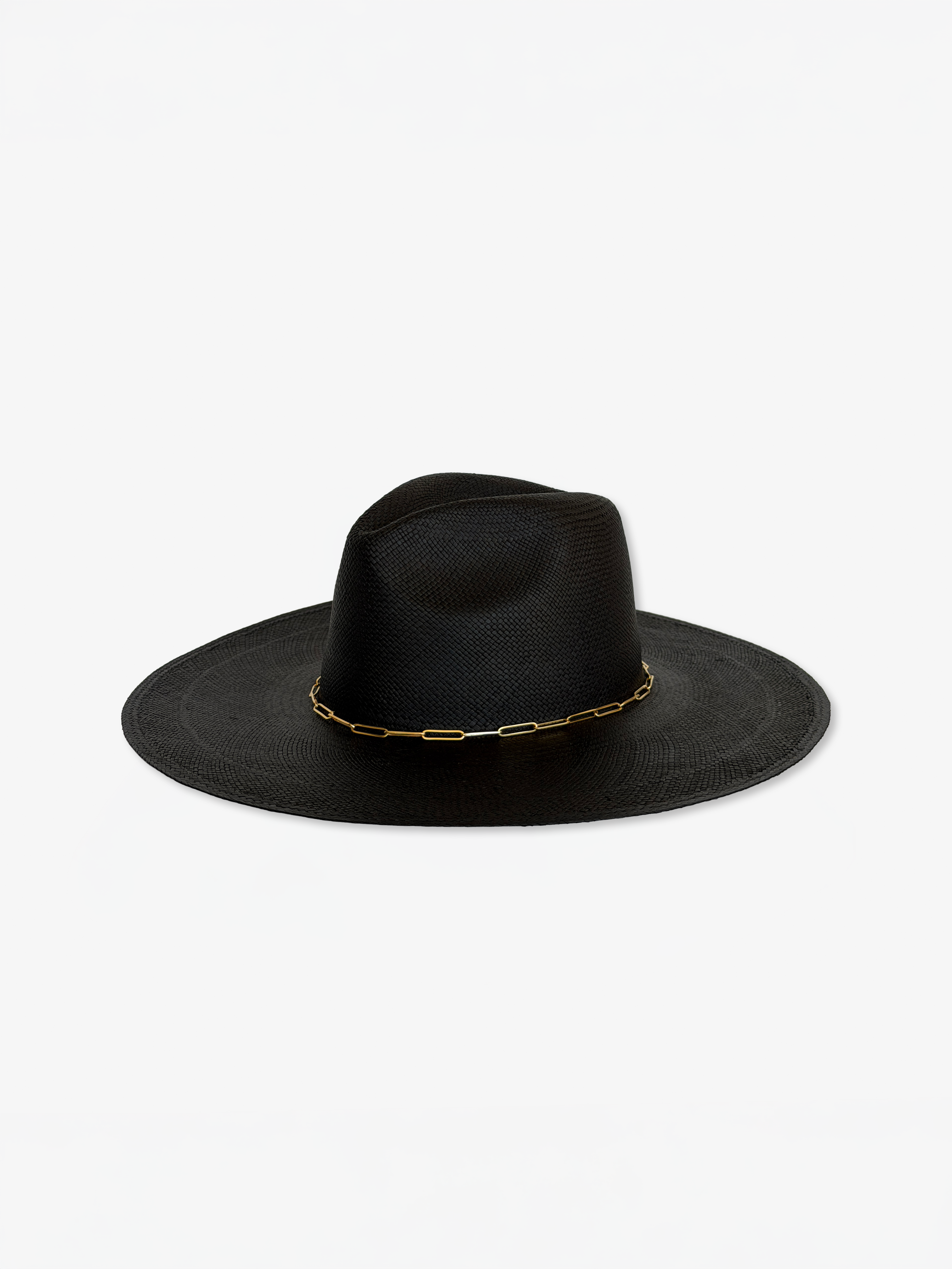 Chapeau Paille Alma - Black