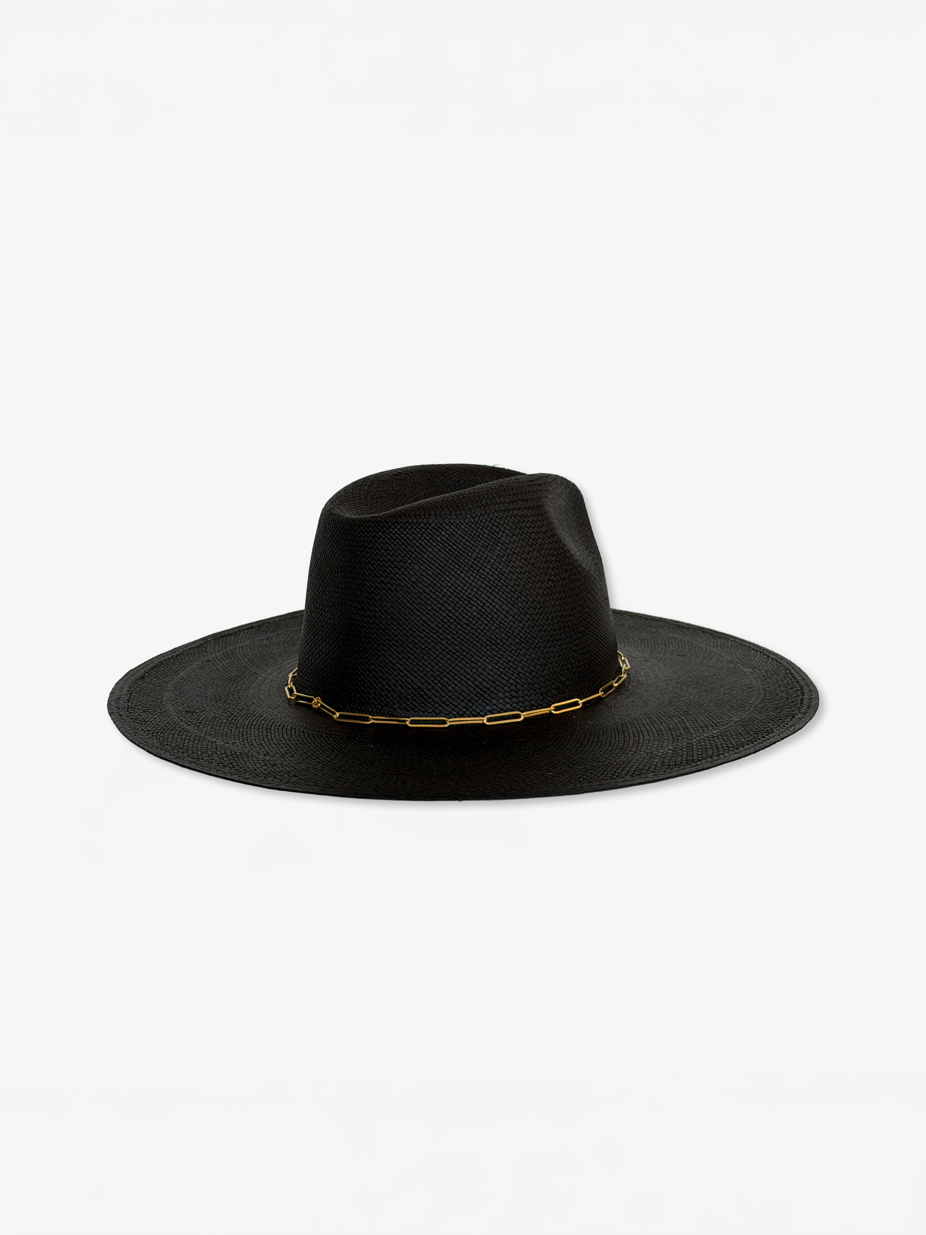 Chapeau Paille Alma - Black
