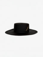 Chapeau Paille Alba - Black