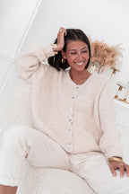 ALI Beige - Gilet Laine