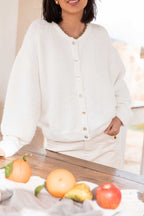 ALI Blanc - Gilet Laine