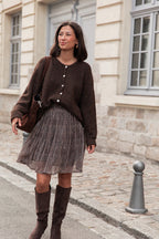 ALI Chocolat - Gilet Laine
