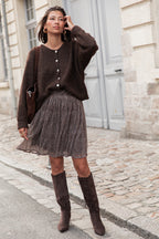 ALI Chocolat - Gilet Laine