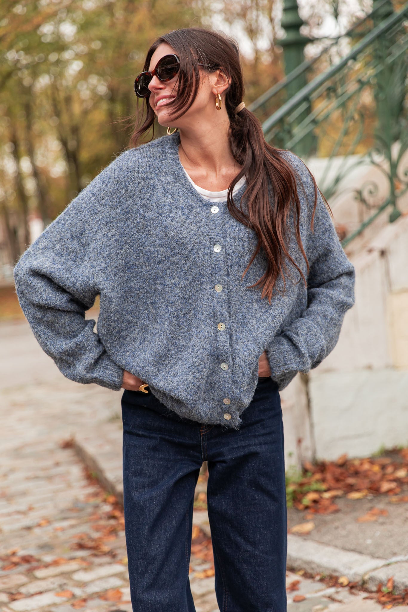 ALI Denim - Gilet Laine