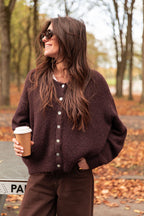 ALI Prune - Gilet Laine