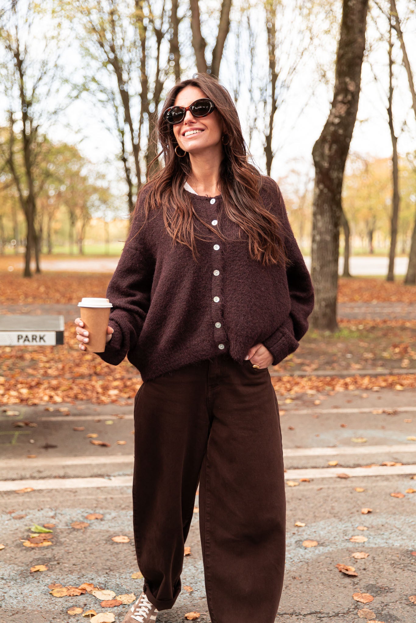 ALI Prune - Gilet Laine