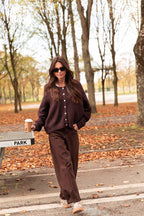 ALI Prune - Gilet Laine