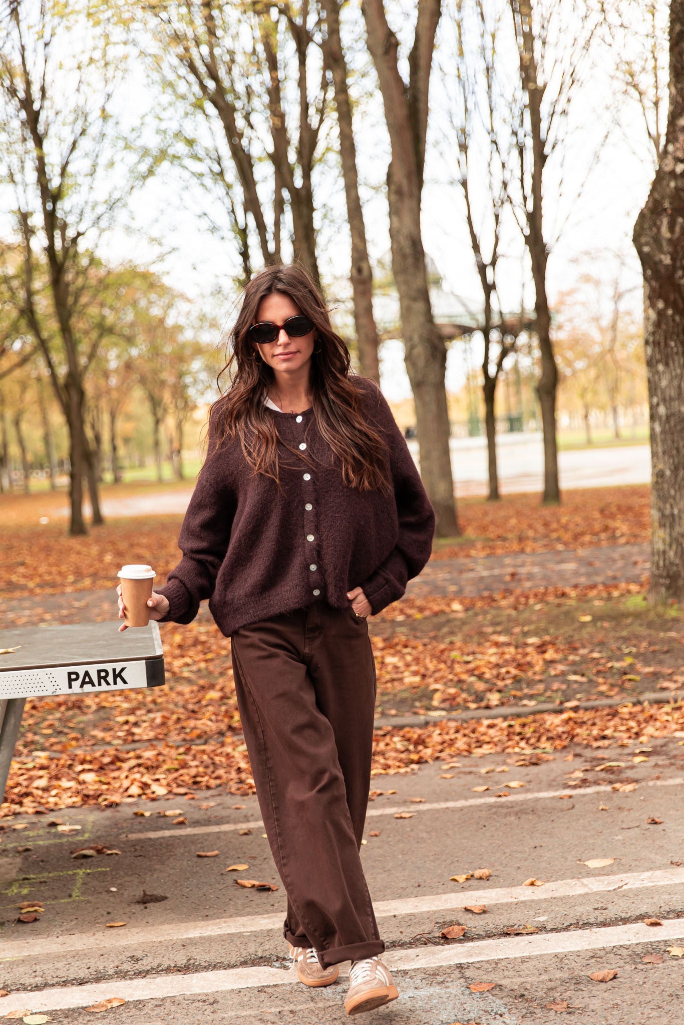 ALI Prune - Gilet Laine