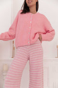 ALI Rose Bonbon - Gilet Laine