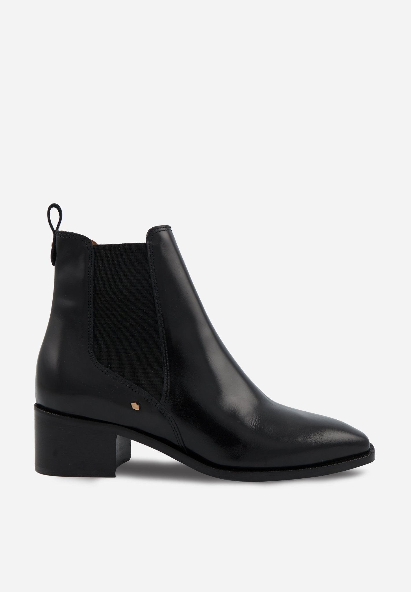 Alicia - Cuir Glacé Noir - Bons Baisers - The Bradery