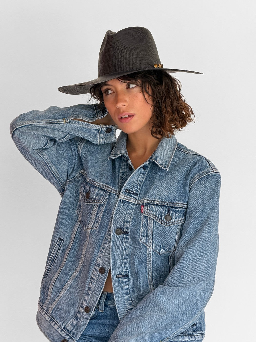 Chapeau Paille Amanda - Black