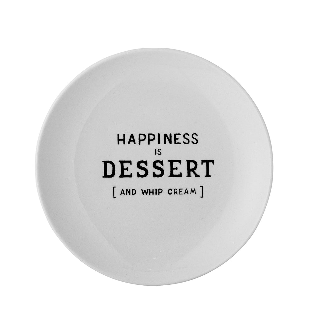 Wendy - Assiette - Blanc - Grès