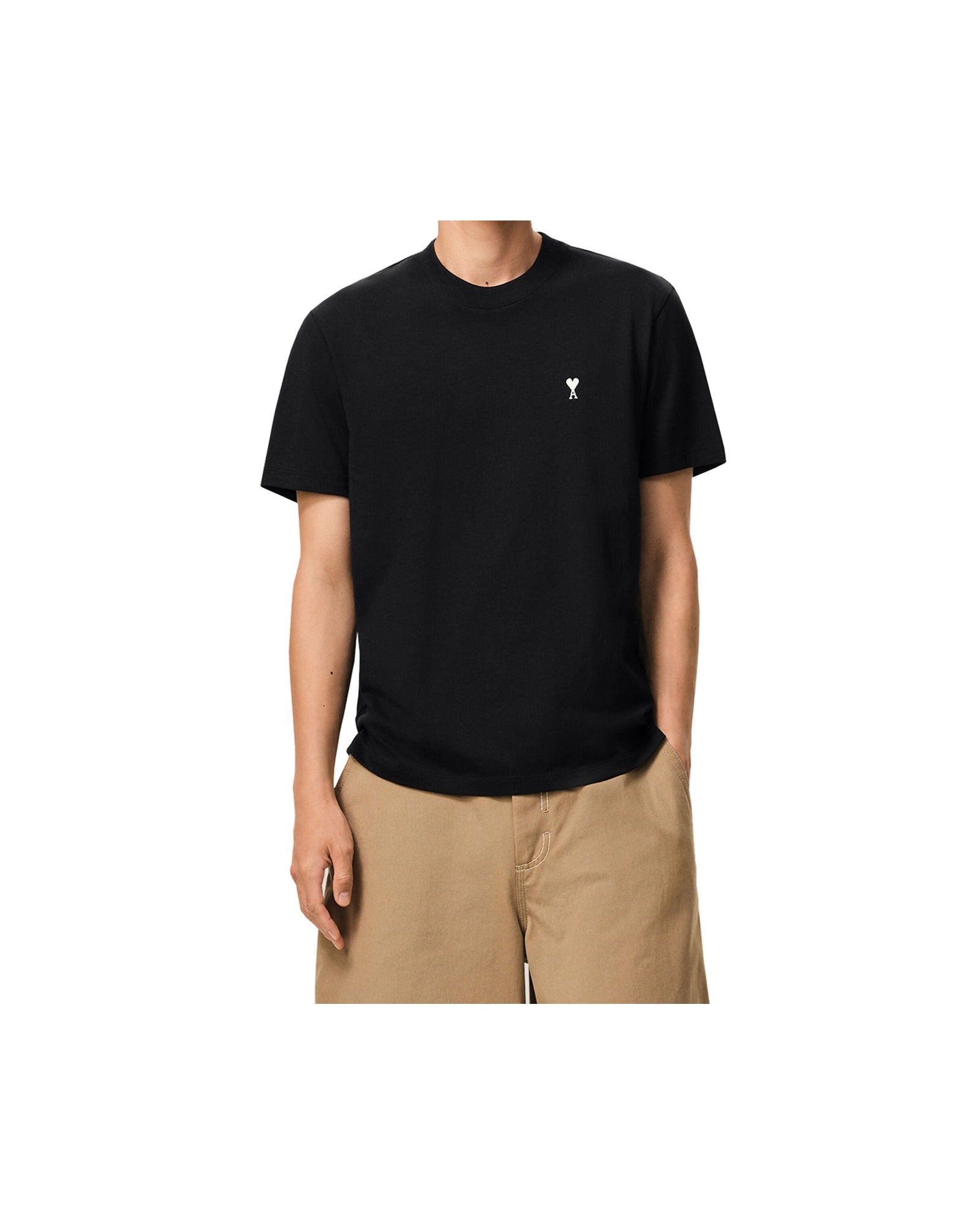 Ami Paris - T-Shirt Ami De Coeur – Noir Blanc