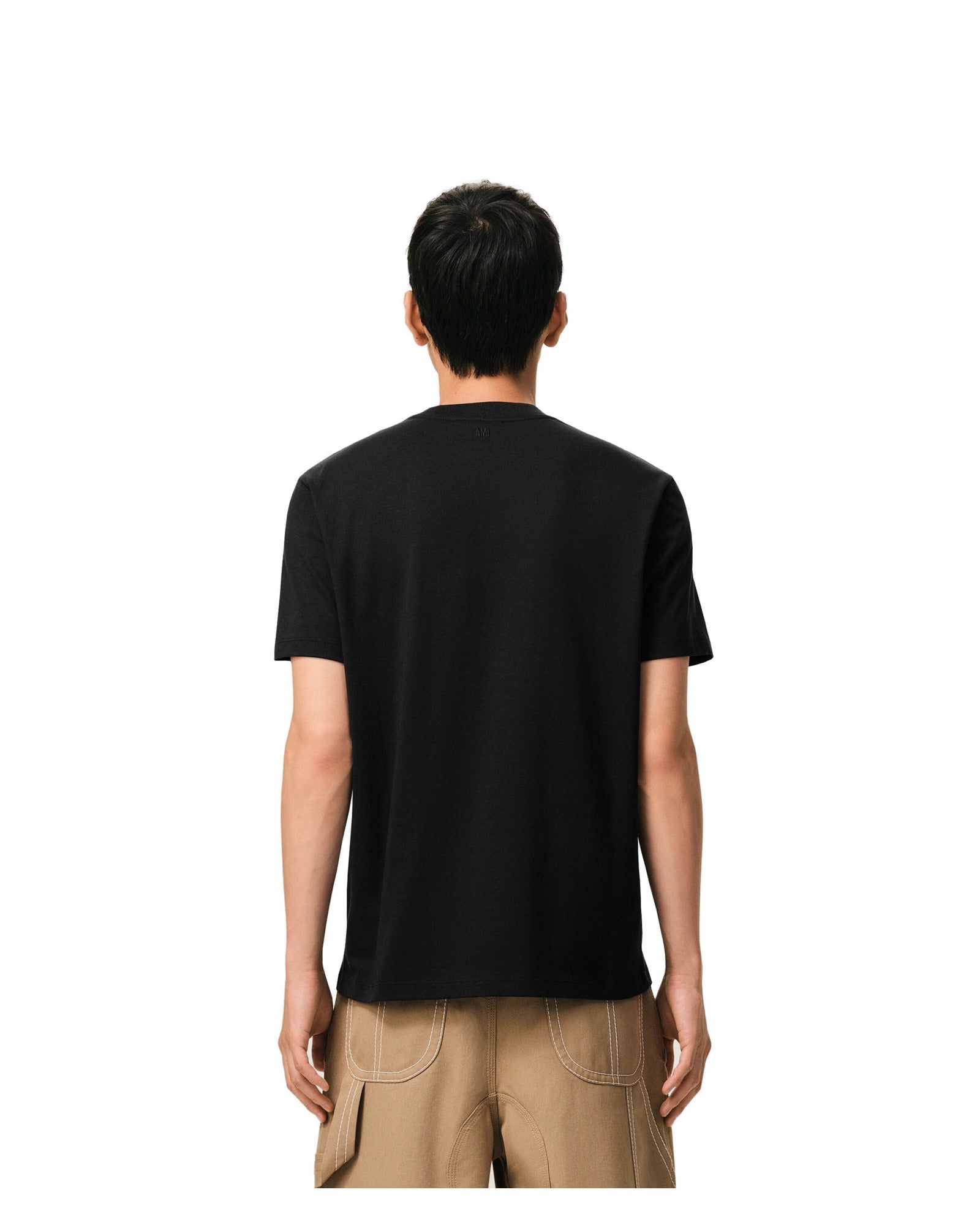 Ami Paris - T-Shirt Ami De Coeur – Noir Blanc