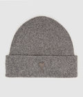 Ami Paris - Bonnet Ami De Cœur Cachemire Gris Chiné - Femme