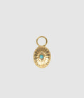 And...Paris - Mini Charm Navajo Turquoise Or - Femme