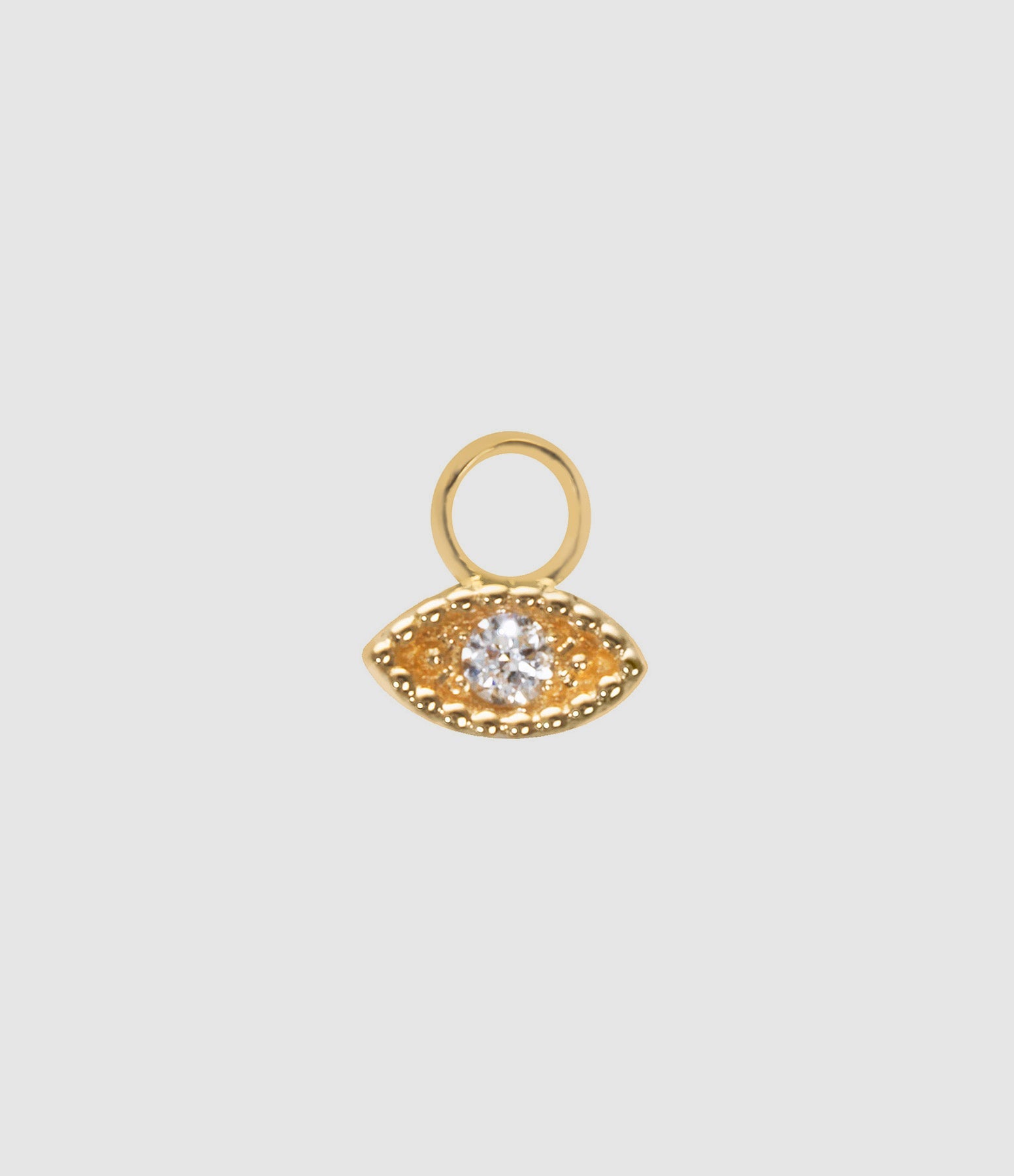 And...Paris - Mini Charm Œil Diamant Or - Femme
