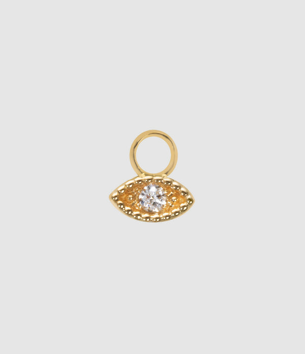 And...Paris - Mini Charm Œil Diamant Or - Femme