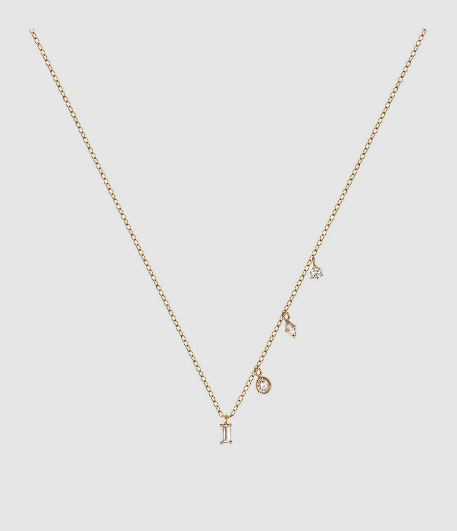 And...Paris - Collier Buzios Marquise Diamants Or Jaune - Femme