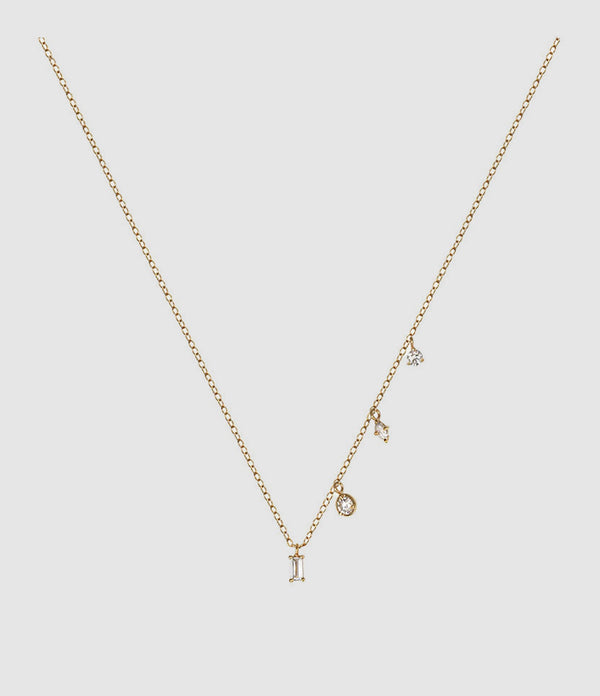And...Paris - Collier Buzios Marquise Diamants Or Jaune - Femme