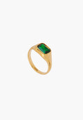 Anneau Rectangulaire Vert