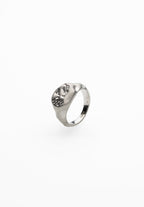 Bague Ronde Avec Zircon Et Cire