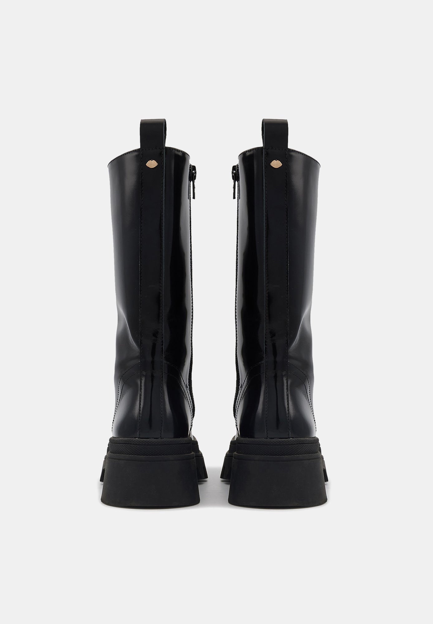 Anita - Cuir Glacé Noir - Bons Baisers - The Bradery