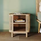 Table De Chevet Antik - Marron Clair