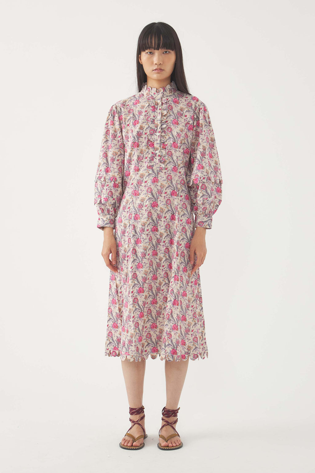 Robe Longue Antonia - Multicolore