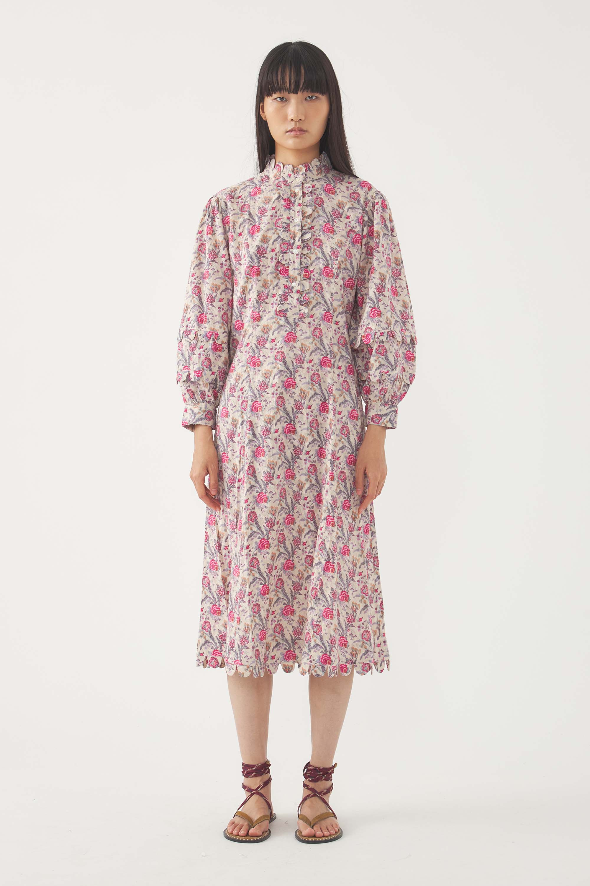 Robe Longue Antonia - Multicolore