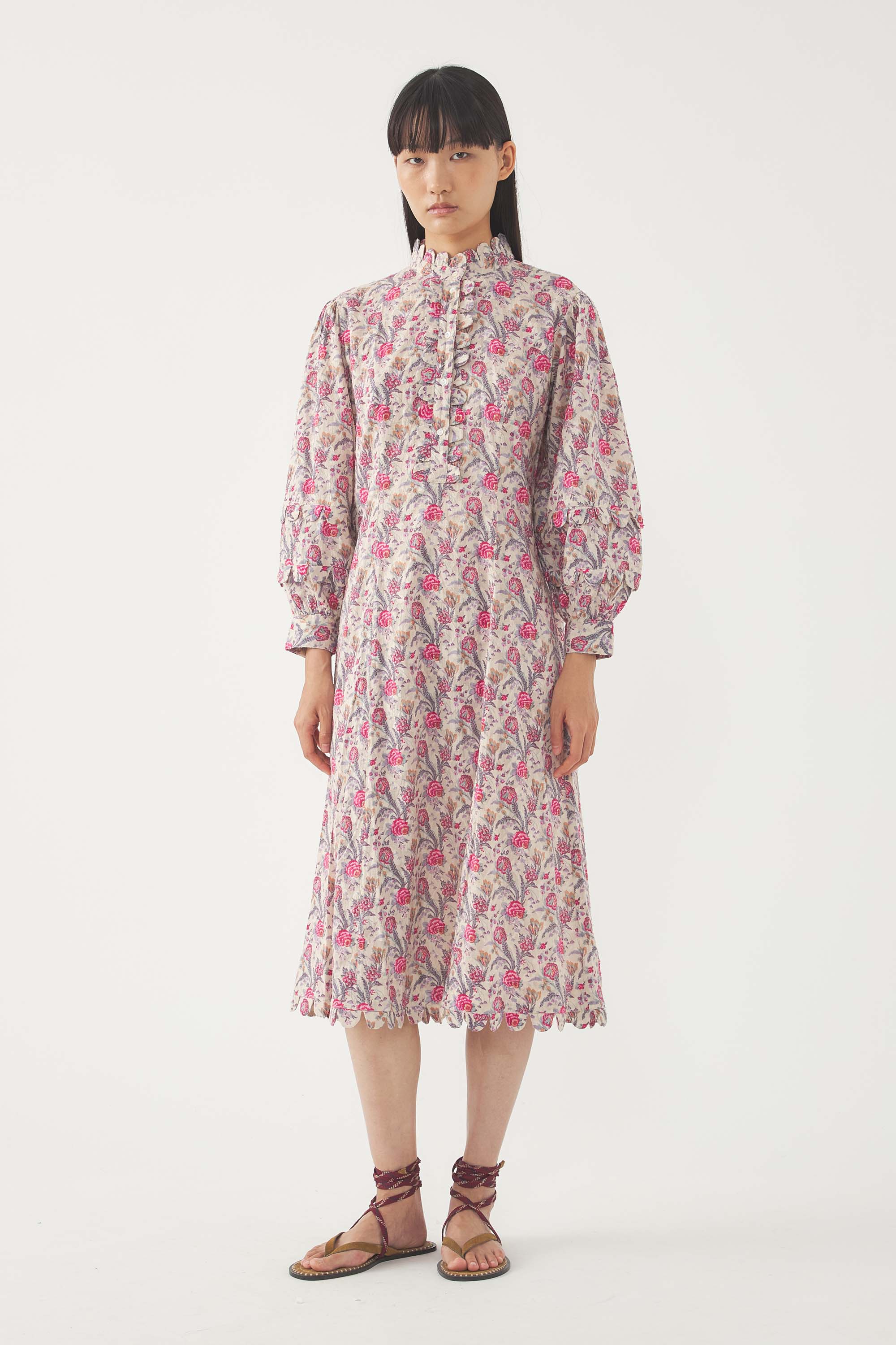 Robe Longue Antonia - Multicolore