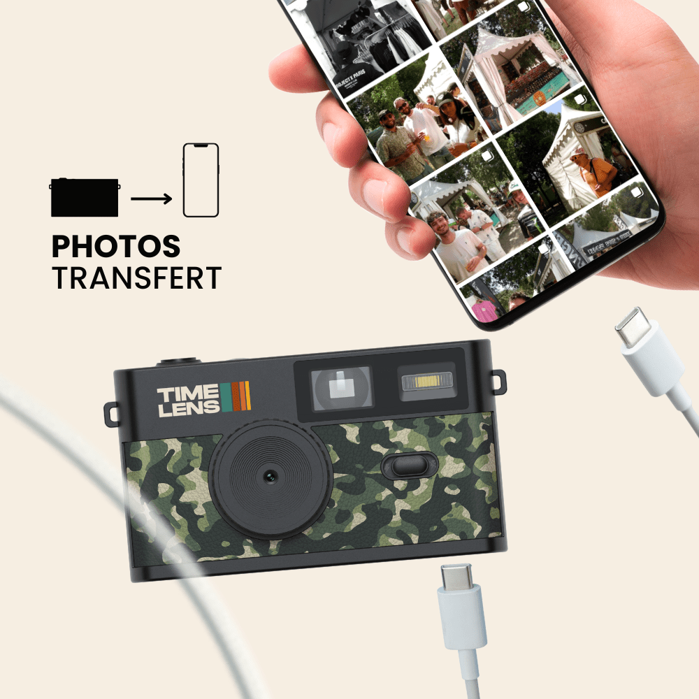 Appareil photo TimeLens® Military Green - TIME LENS - TL0111 - 